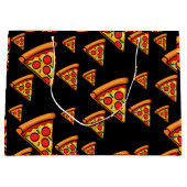 Pizza Friday Design - Sac cadeau - Grand (Devant)