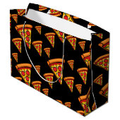 Pizza Friday Design - Sac cadeau - Grand (Dos Angle)