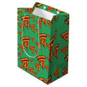 Pizza Friday Design - Sac cadeau - Moyen (Dos Angle)
