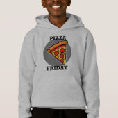 Pizza Friday Design - Sweat - shirt à capuche de r (Devant)