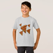 Pizza Friday Design - T-shirt de base pour enfants (Devant entier)