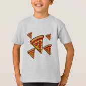 Pizza Friday Design - T-shirt de base pour enfants (Devant)