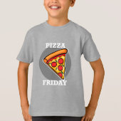 Pizza Friday Design - T-shirt de base pour enfants (Devant)