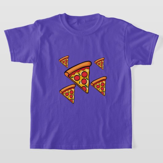 Pizza Friday Design - T-shirt de base pour enfants (Poser)