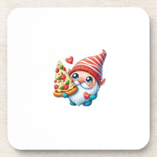 Pizza Gnome Delight Bier Onderzetter