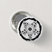 Pizza-gram Pizza Pentagram Button (Voorkant /achterkant)