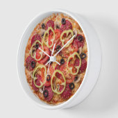 Pizza grande horloge (Angle)