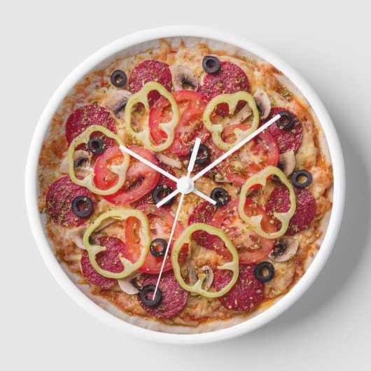 Pizza grande horloge (Recto)