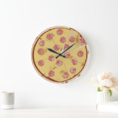 PIZZA grappige MUUR KLOK (Huis)