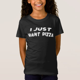 Pizza grappigT-Shirt ik wil alleen maar Pizza Food T-shirt
