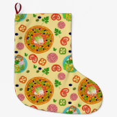 Pizza Grote Kerstsok (Voorkant)