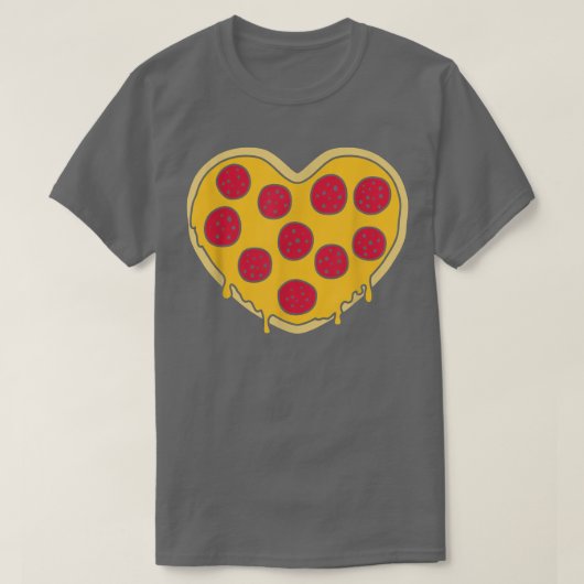 Pizza hart T-Shirt (Design voorkant)