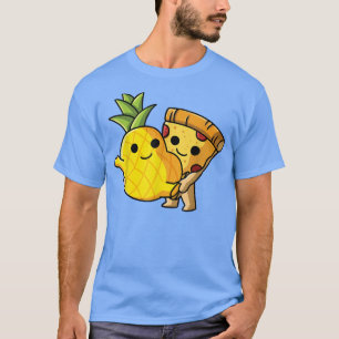 Pizza Hawaii koppel - dansende anananas en Pizza T-shirt