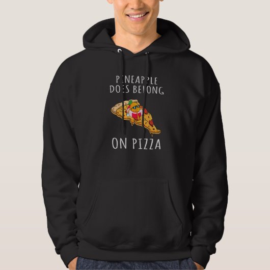 Pizza Hawaii Pineapple Pizza Food  6 Hoodie (Voorkant)
