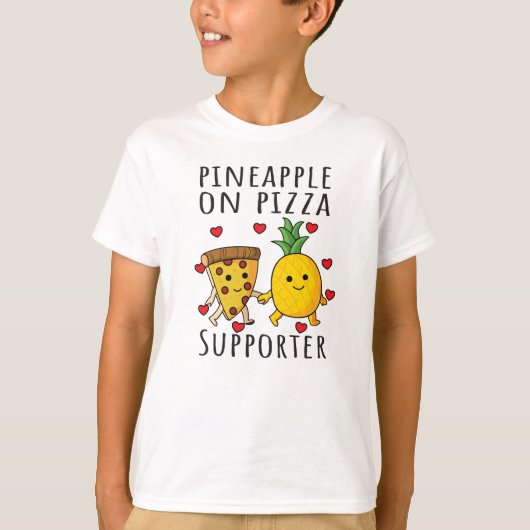 Pizza Hawaii Pineapple Pizza Food T-shirt (Voorkant)