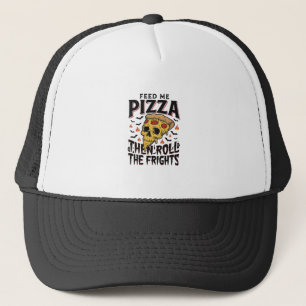 Pizza Horror T-shirt Vintage Gravure Filmavond D Trucker Pet