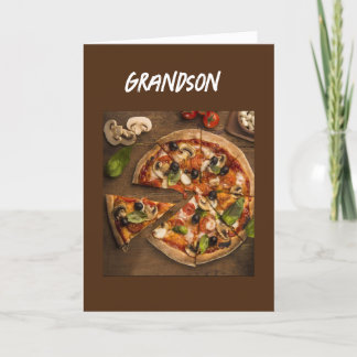 *PIZZA HUMOR* VOOR JE VERJAARDAG KLEINZOON KAART