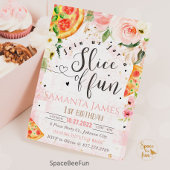 Pizza invitation 1er Anniversaire invitations Pizz