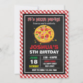 Pizza Invitation Anniversaire (Devant)