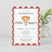 Pizza | Invitation de la fête de l'Été (Debout devant)