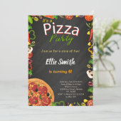Pizza Invitations Anniversaire (Debout devant)