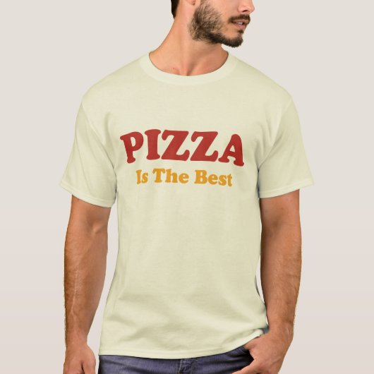Pizza is de beste T-Shirt (Voorkant)