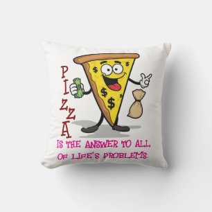 Pizza is het antwoord op al het leven's problemen kussen