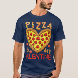 Pizza is mijn Valentijn Funny Valentijnsdag Kinder T-shirt