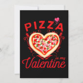 Pizza is mijn Valentijn grappige Valentijnsdag Feestdagenkaart (Voorkant)