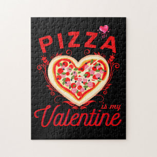 Pizza is mijn Valentijn grappige Valentijnsdag Legpuzzel