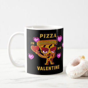Pizza is mijn Valentijn hartenliefde Koffiemok