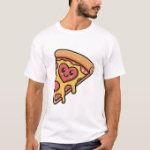 Pizza is mijn Valentijn Shirt (Voorkant)