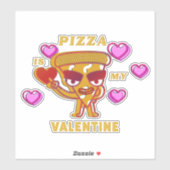 Pizza is mijn Valentijn Sticker (Vel)
