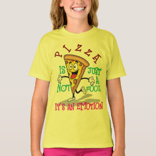 Pizza is niet alleen maar eten, het is een emotie t-shirt