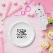 PIZZA IS PERSOONLIJK PAPIEREN BORDJE (Feest)