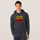 PIZZA IS VOOR ALTIJD HOODIE (Voorkant volledig)