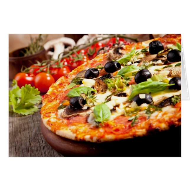 pizza italienne fraîche (Devant horizontal)