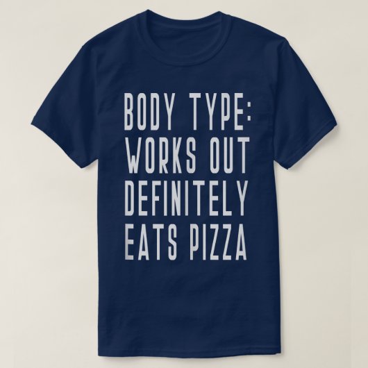 Pizza Italy Funny Yoga Exercise Barre Spor T-shirt (Design voorkant)