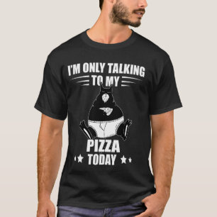 Pizza Kat Ik Praat Alleen Met Ananas Pizza Grappig T-shirt
