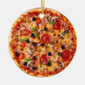 Pizza Keramisch Ornament (Voorkant)