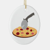 Pizza Keramisch Ornament (Rechts)