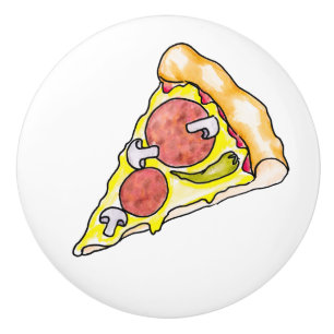 Pizza Keramische Knop