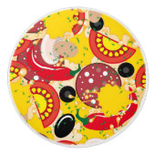 Pizza Keramische Knop (Voorkant)