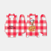 Pizza Kinder’ Verjaardagsfeestje Dank u Bedankdoosjes (Uitgevouwen)