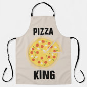 PIZZA KING DAD KITCHEN APRONS SCHORT (Voorkant)