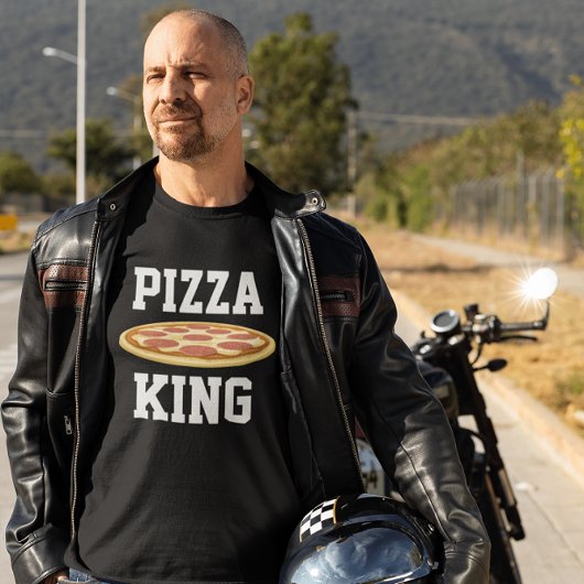 PIZZA KING MANNEN T-SHIRTS T - SHIRTS