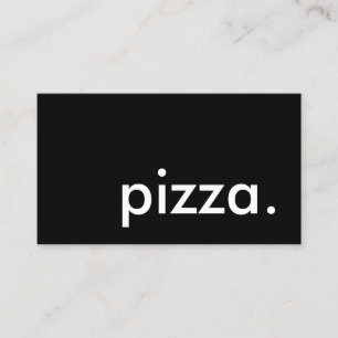 pizza. (klantgerichte kleur) visitekaartje