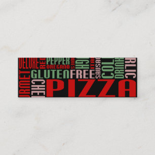 pizza (klein praatje) klantenkaartje