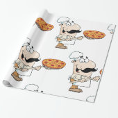 Pizza kok cadeaupapier (Uitgerold)