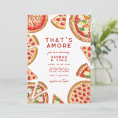 Pizza Koppels Italiaans Vrijgezellenfeest Dat is A Kaart (Staand voorkant)